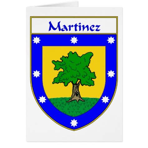 Martinez Coat of Arms/Family Crest Card | Zazzle