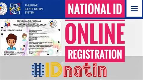 How To Register National Id Online National Id Id Natin Maristela