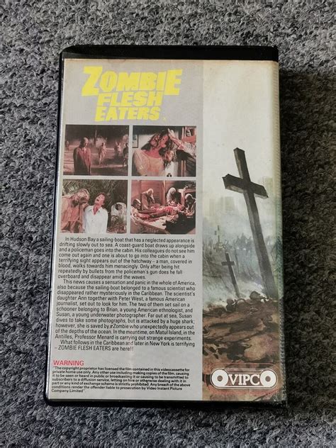 Zombie Flesh Eaters Vipco Pre Cert VHS EBay