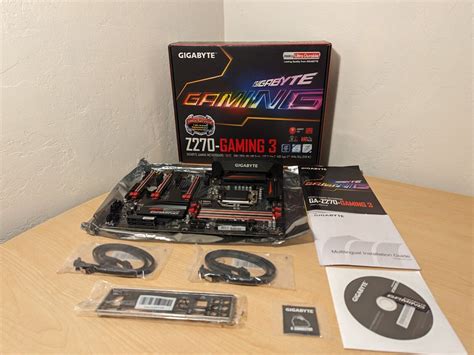 Gigabyte Ga Z Gaming Pc Motherboard Atx Usb Ddr Optane Dual