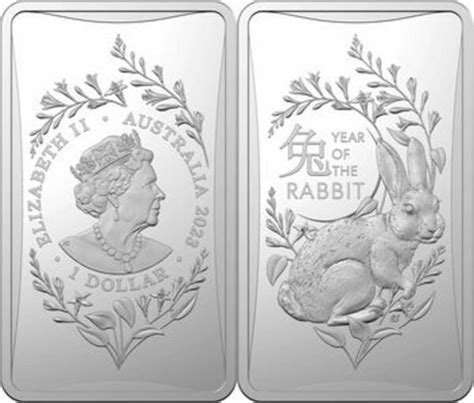 Dollar Elizabeth Ii Posthumous Th Portrait Year Of The Rabbit