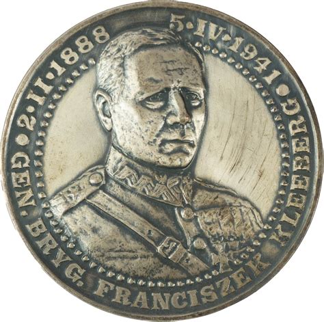 Medal Gen Bryg Franciszek Kleeberg Bitwa Pod Kockiem