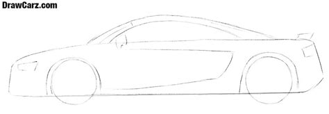 How To Draw An Audi R8