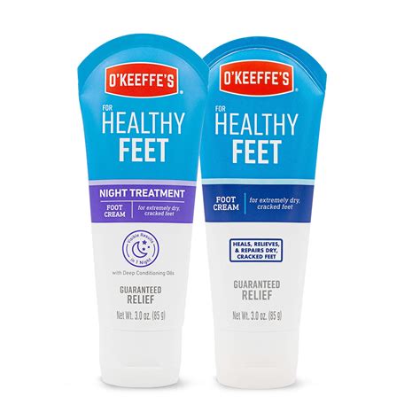 O Keeffe S For Healthy Feet Foot Cream Ounce Tube And Night