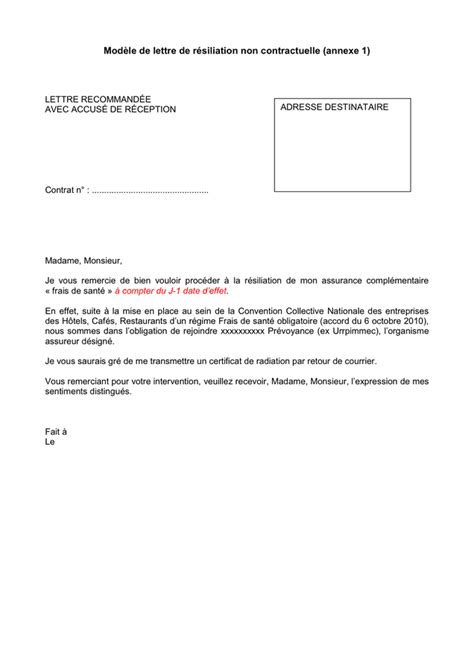 Lettre de résiliation téléchargement gratuit documents PDF Word et Excel