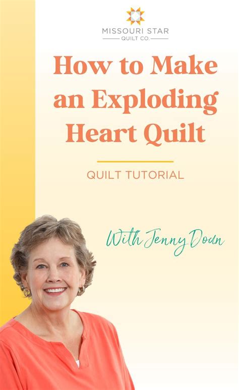 Exploding Heart Quilt Kit Tutorial Heart Quilt Pattern Missouri Star Quilt Company Artofit