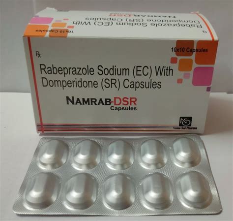 Namrab Dsr Rabeprazole Sodium Domperidone Capsule X Capsules