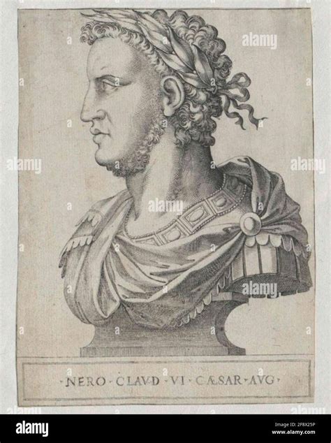 Nero Roman Emperor Stock Photo Alamy