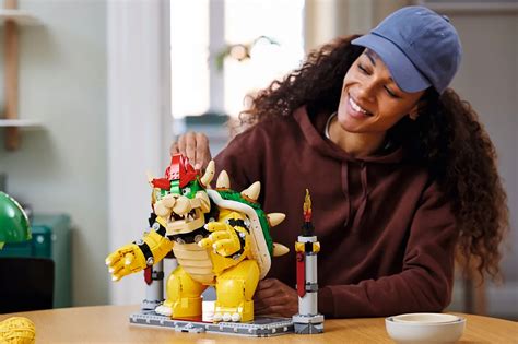 A LEGO Bowser set is coming Oct. 1, made of 2,800 pieces