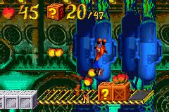 Screenshot Of Crash Bandicoot The Huge Adventure Game Boy Advance