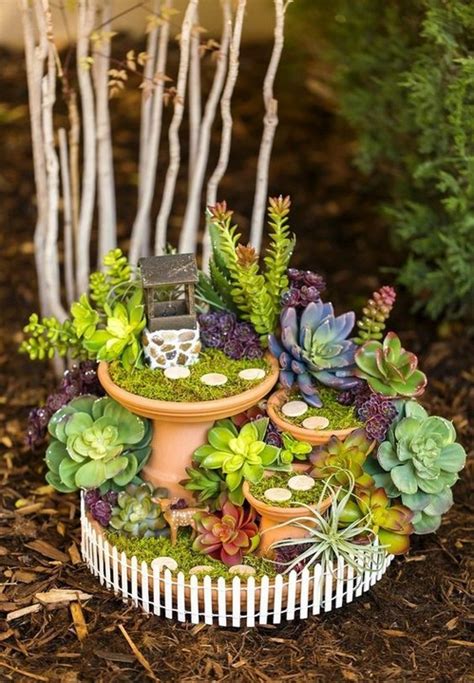 20 Magical Diy Succulent Fairy Garden Ideas Decomagz