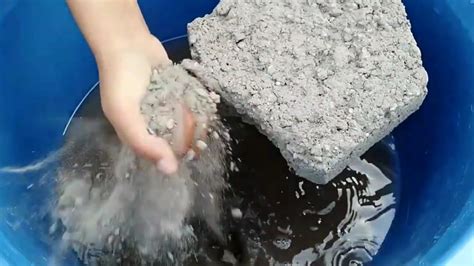 Water Floor Crumbling Extra Gritty Sand Cement Crumbling Asmr Oddly