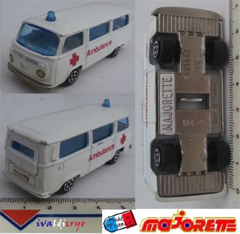 Volkswagen Vw T Combi Fourgon Ambulance Majorette France