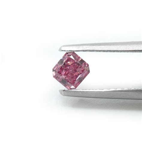 0 40 Carat Fancy Intense Purplish Pink Diamond 5P Radiant Shape SI2