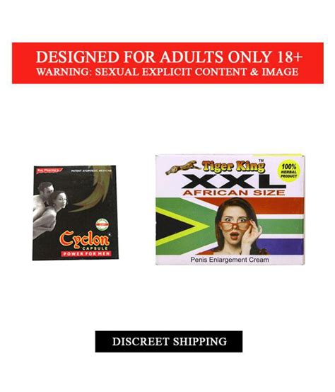 Cyclon Capsule Tiger King XXL African Size Penis Enlargement Cream