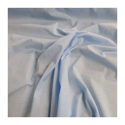 Polycotton Light Blue Craft Dress Fabric 112 Cms Wide Sold Per Metre EBay