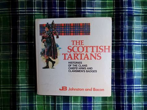 Vintage Hardcover Book The Scottish Tartans Histories Of The Clans