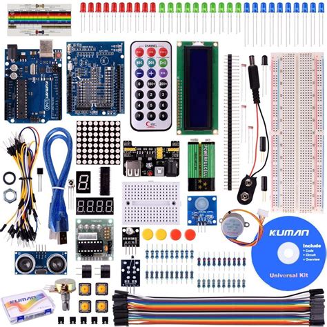 Kuman Arduino Uno Starter Kit K Robots Para Ni Os