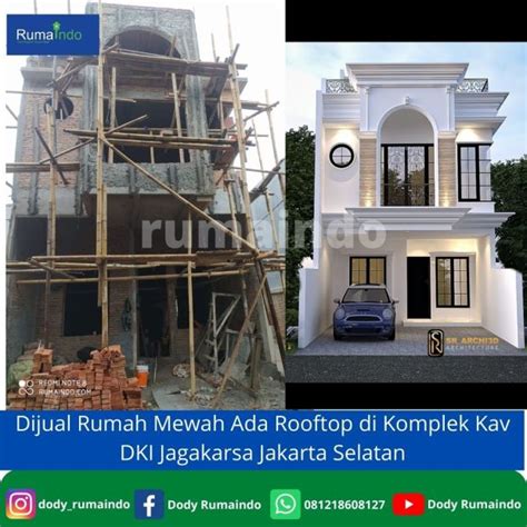 Dijual Rumah Mewah Ada Rooftop Di Komplek Kav Dki Jagakarsa Jakarta Selatan