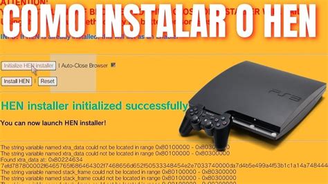 INSTALAR O OFICIAL H E N 3 2 0 Em Qualquer PS3 100 Atualizado