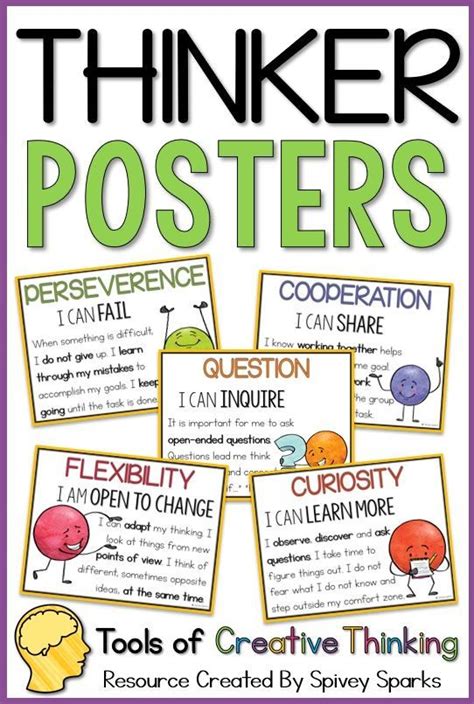 Growth Mindset Posters Creative Thinking Posters En 2024