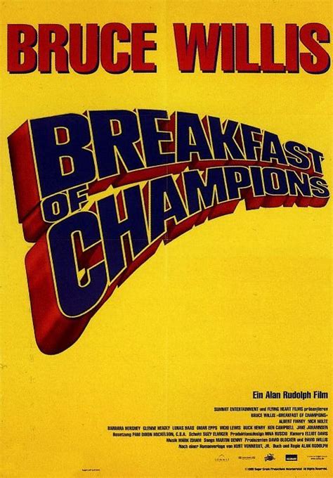 Breakfast of Champions Movie Poster - IMP Awards