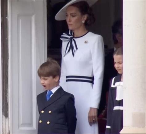 Watch Prince Louis Dance As He Makes Mum Princess Kate Giggle During Trooping The Colour