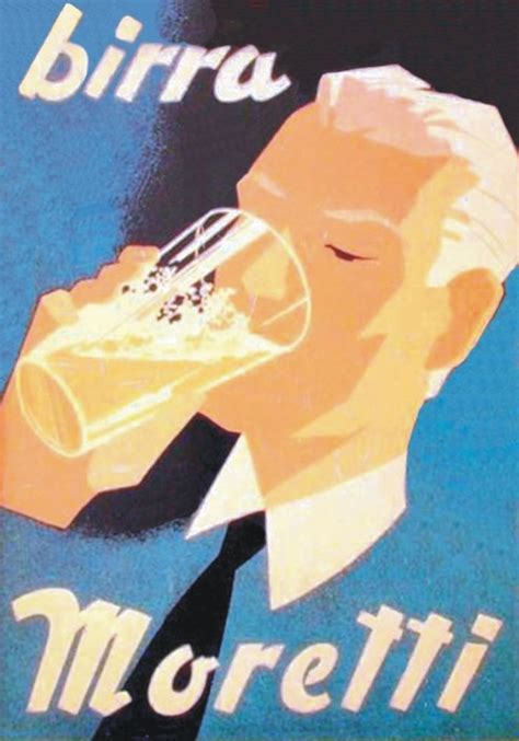 Vintage Plate 1970 Beer Moretti Publicity Advertising Posters