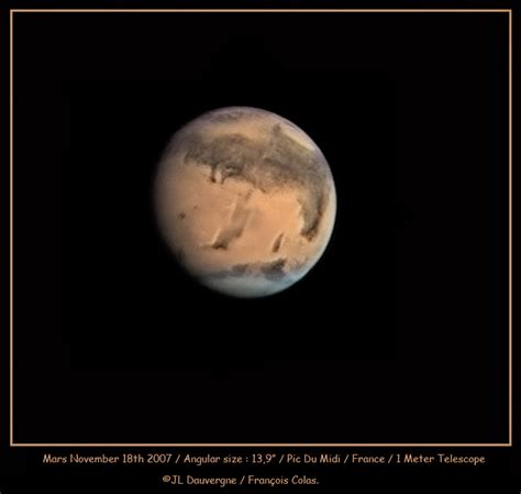 Mars In Sicht Weltraumbild Des Tages