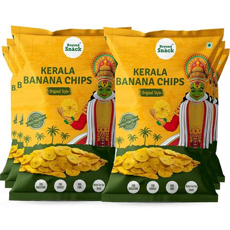 Beyond Snack Kerala Banana Chips Thin Crunch Crispy Snacks Original