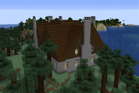 Seahall Shingle Style Oceanside Manor Minecraft Map