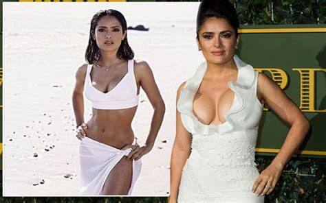 Salma Hayek Boob Job Did The Actress Get Breast Implants Get All The