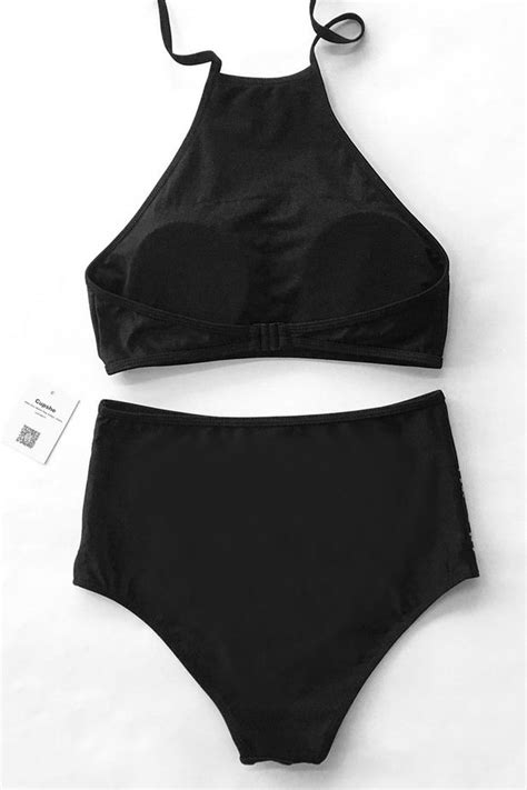 Flower Field Halter Bikini Set On Luulla