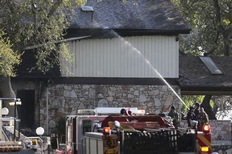 San Antonio Fire Crews Battle Blaze On Northwest Side