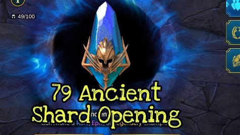 79 Ancient Shard Opening Raid Shadow Legends YouTube