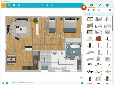 HVAC Drawing Software - Create Accurate Floor Plans With Ease