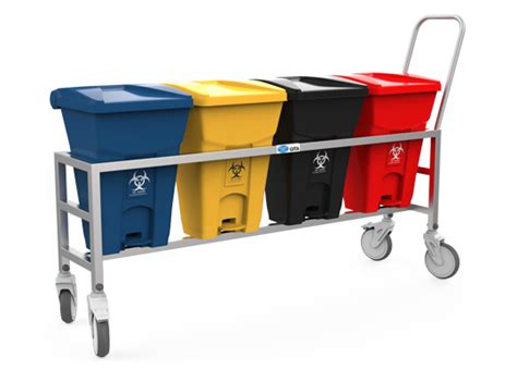 Biodegradable Waste Trolley 1050 Gita Mediquip Pvt Ltd