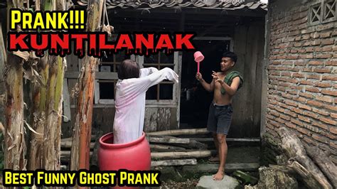 Prank Kuntilanak Laknat Bikin Orang Lari Kocar Kacir Ghost Prank