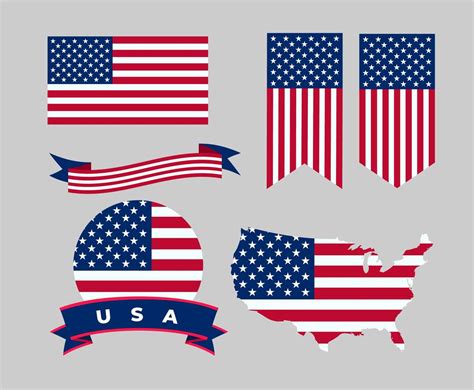 Cool American Flag SVG