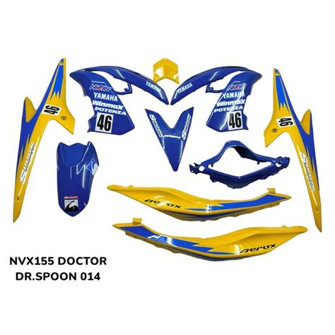 Coverset Yamaha NVX155 V1 V2 AEROX GP YAMAHA 60TH ANNIVERSARY 2022