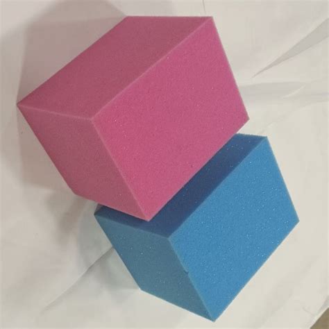 Blue And Pink Polyurethane PU Foam Sheet For Mattress Thickness 12mm