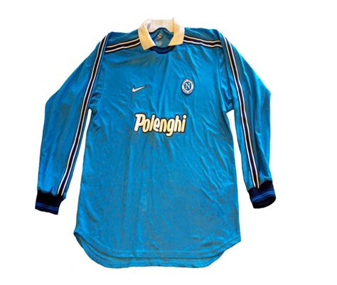 NR NAPOLI MARADONA 1987 HOME L/S RETRO JERSEY - Soccer Plus