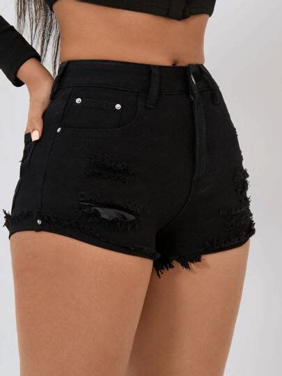 Shop Womens Denim Shorts Trendy Fashion Shorts Shein Usa