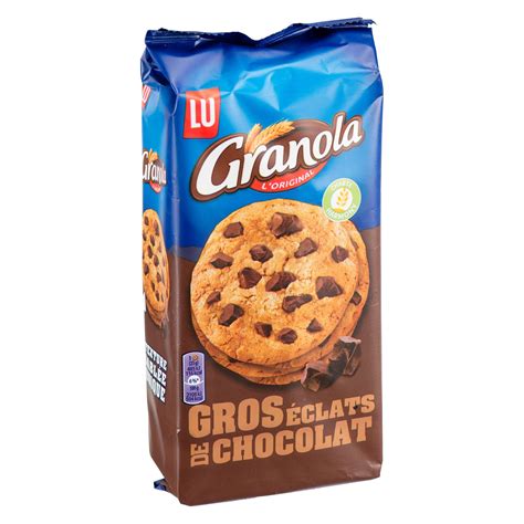 G Teaux Granola Cookies Lu Aux P Pites De Chocolat Paquet De G