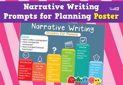 Narrative Writing Prompts For Planning Poster Teacher Resources