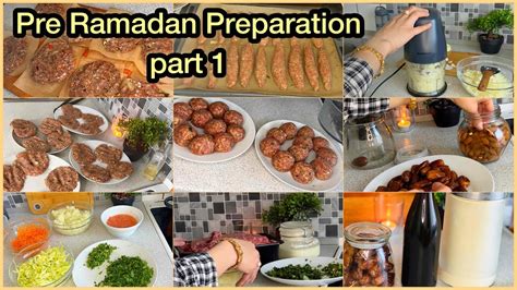 Pre Ramadan Preparations Ramadan Freeze Food Ideas Time