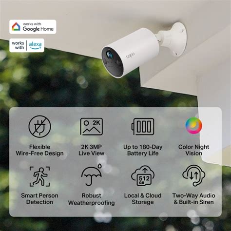 Tapo C410 Smart Wire Free Indoor Outdoor Security Camera Tapo