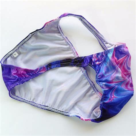 K377 P Mens String Bikini Narrow Waist Contoured Pouch Swim Fabric