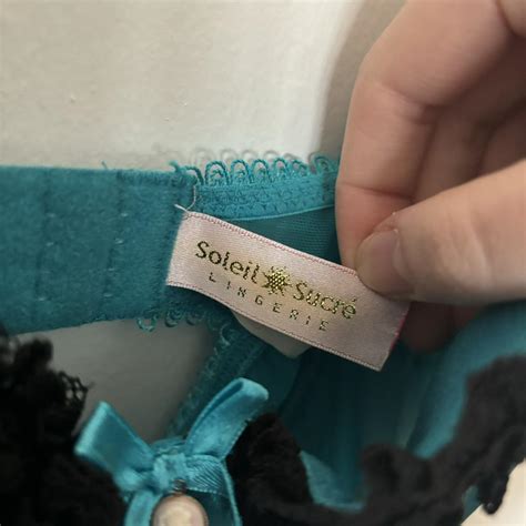 Vintage Teal Blue Lingerie Corset Top Bought Depop