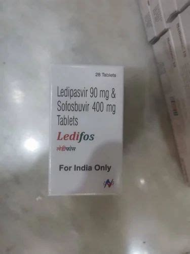 Ledipasvir 90 Mg Sofosbuvir 400 Mg Tablet At Rs 9385 Bottle